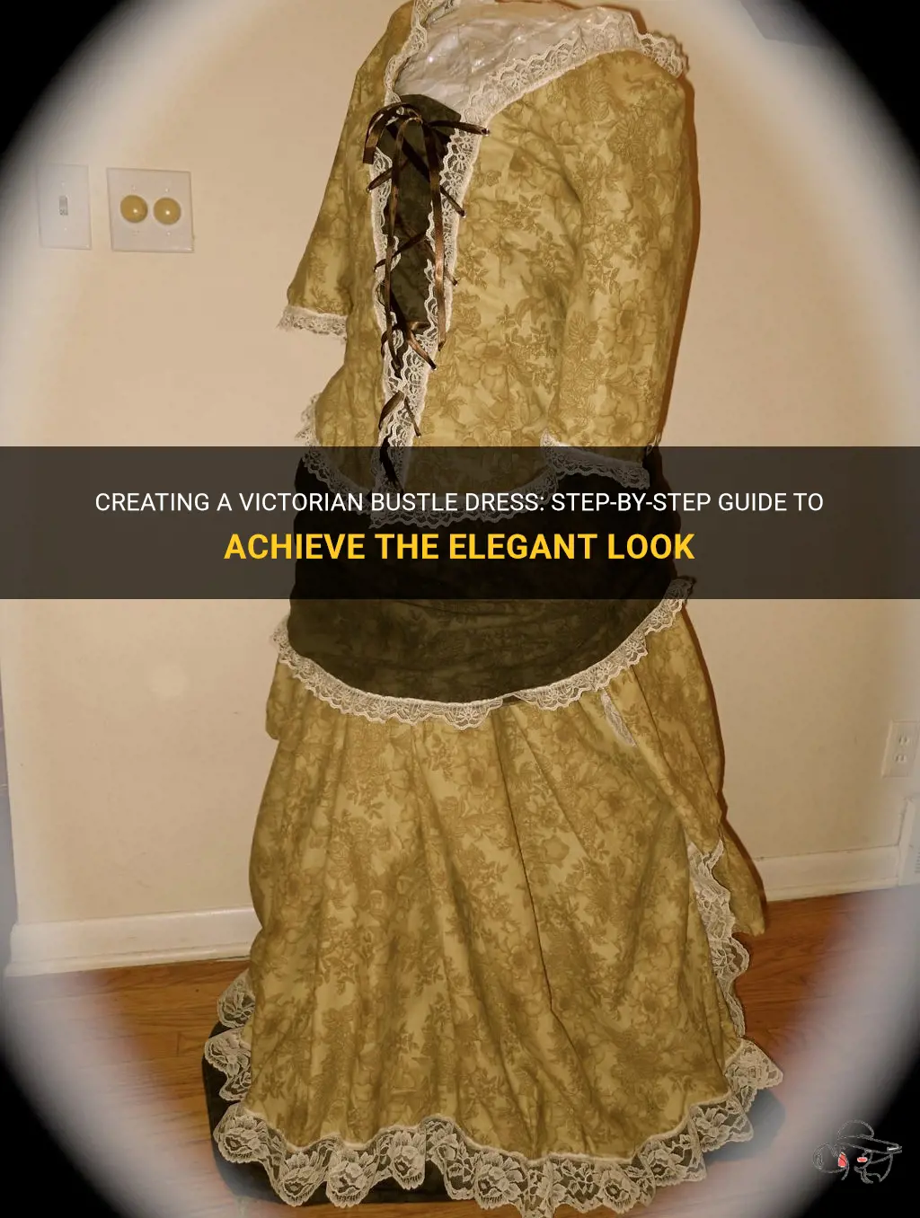 how to make a victorian bustle dress