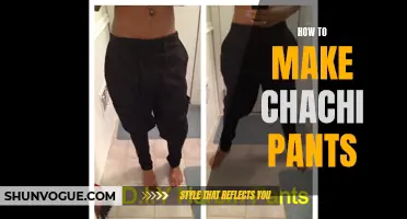 Unleash Your Creativity with this Step-by-Step Guide to Making Chachi Pants