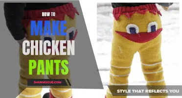 The Ultimate Guide to Crafting Stylish Chicken Pants: Step-by-Step Instructions