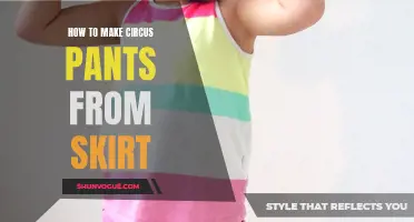 Transform your Skirt into Fabulous Circus Pants in 5 Easy Steps