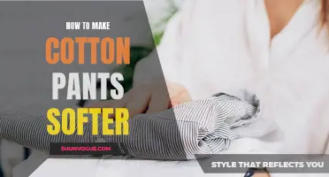 Simple Tricks to Make Your Cotton Pants Softer