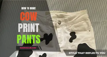 Creating Cow Print Pants: A Fun DIY Guide for Fashion Enthusiasts