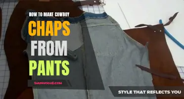 Creating Cowboy Chaps from Old Pants: A Step-by-Step Guide