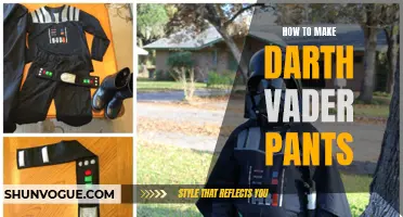 Unleash Your Dark Side: A Step-by-Step Guide to Making Darth Vader Pants