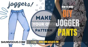 Leveling Up Your Style: Create Your Own DIY Jogger Pants