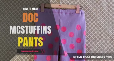 How to Create Your Own DIY Doc McStuffins Pants
