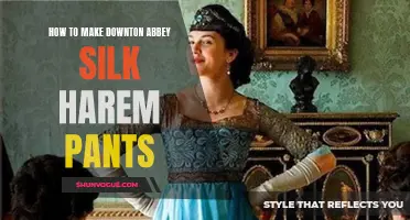Creating Classic Downton Abbey Silk Harem Pants: A Step-by-Step Guide