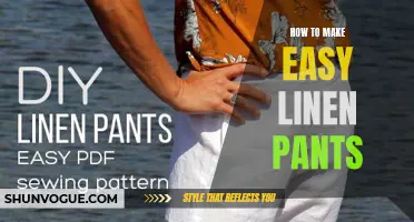 Simple Steps to Make Your Own Linen Pants