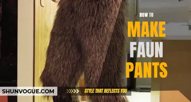 Step-by-Step Guide: How to Make Faun Pants