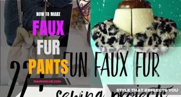 A Step-by-Step Guide to Creating your Own Faux Fur Pants