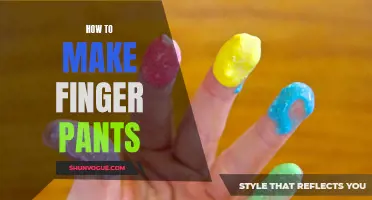 How to Create Your Own Finger Pants for Added Style and Comfort