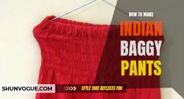 Create Trendy Indian Baggy Pants with These Simple Steps