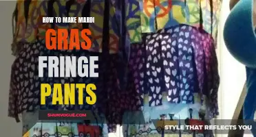 Step-by-Step Guide: Creating Your Own Mardi Gras Fringe Pants for a Fabulous Look!