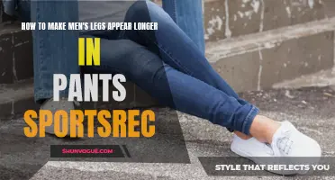 Tips and Tricks for Making Men's Legs Appear Longer in Pants on SportsRec