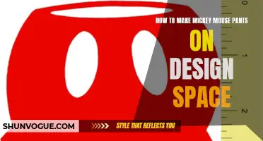Creating Mickey Mouse Pants on Design Space: A Step-by-Step Guide