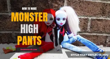 Creating Stylish Monster High Pants: A Step-by-Step Guide