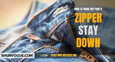 Unzipping the Mystery: How to Keep Your Pants Zipper Down