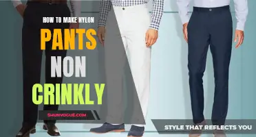 How to Make Nylon Pants Non Crinkly: A Practical Guide