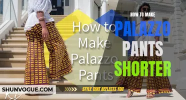 Tips on Shortening Palazzo Pants: A Guide to Achieving the Perfect Length