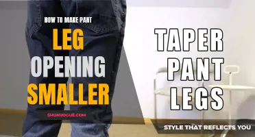 Easy Ways to Make Pant Leg Opening Smaller
