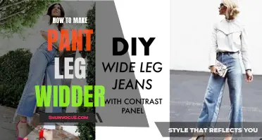 Widening Pant Legs: A Step-by-Step Guide for a Trendy Fit