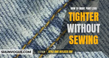 How to Tighten Pant Legs Without Sewing: Simple Techniques to Try