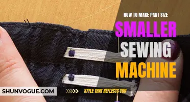 How to Alter Pant Size Using a Sewing Machine