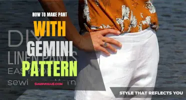 The Ultimate Guide to Creating Custom Pants Using the Gemini Pattern