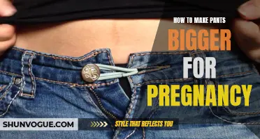 Expanding Your Pants: Tips and Tricks for Making Pants Bigger During Pregnancy