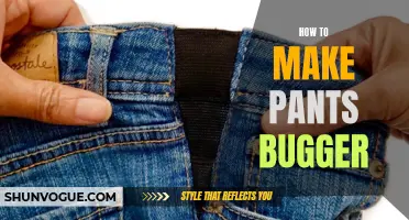 Mastering the Art of Making Pants Bugger: A Step-by-Step Guide