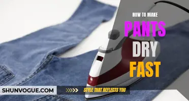The Quick and Easy Way to Dry Pants in No Time