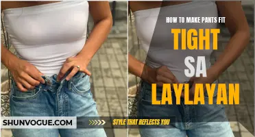 How to Achieve a Tightly Fitted Pants Look: Sa Laylayan Style Guide