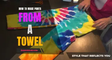 Creating Stylish Pants From a Simple Towel: A Step-By-Step Guide