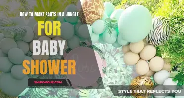 Crafting Stylish Jungle-Inspired Pants for an Unforgettable Baby Shower