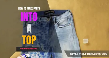 Transform Your Pants into a Stylish Top: A Step-by-Step Guide