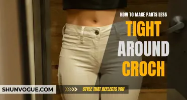 How to Loosen Pants Around the Crotch for Comfort