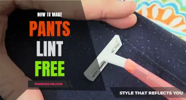 Achieve Lint-Free Pants with These Easy Methods