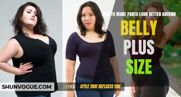 Flattering Styling Tips to Enhance the Look of Pants Around the Belly for Plus Size Women