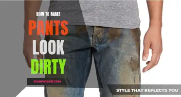 Unveiling the Art of Distressing: How to Make Pants Look Dirty