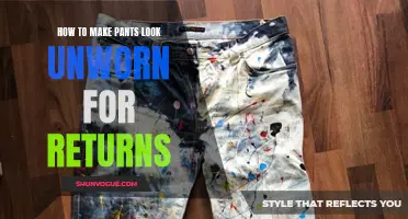 Tips for Making Unworn Pants Look Brand New for Returns