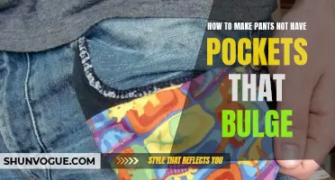 Tips for Creating Pants That Don't Have Bulging Pockets