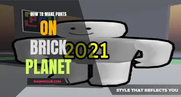 Creating Stylish Pants on Brick Planet: A Step-by-Step Guide to Dressing Up Your Avatar