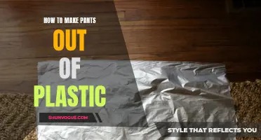 How to Transform Plastic Waste into Fashionable Pants