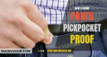 The Ultimate Guide to Making Pants Pickpocket-Proof: Tips and Tricks Revealed