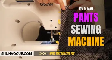 Crafting Your Own Pants: A Guide to Sewing Machine Techniques
