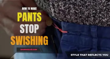 Fashion Lovers Rejoice: Say Goodbye to Swishing Pants with These Simple Tricks