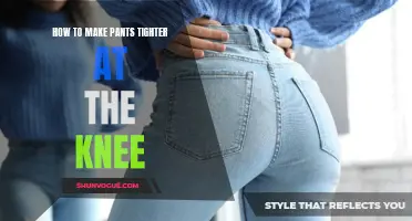 How to Tighten Pants at the Knee for a Perfect Fit