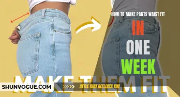 How to Adjust the Waist of Your Pants in Just One Week