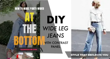 Easy Ways to Make Pants Wider at the Bottom