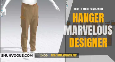 Creating Stunning Pants with Hanger in Marvelous Designer: A Step-by-Step Guide